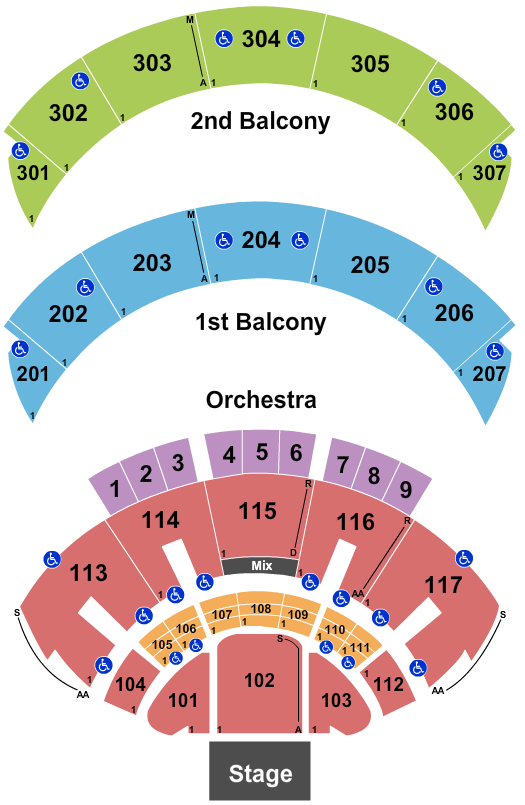 sugarhouse casino event center seating chart